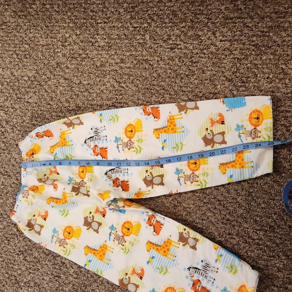 Kid's Handmade Fleece Pajama Pants Size 6 - Picture 4 of 4